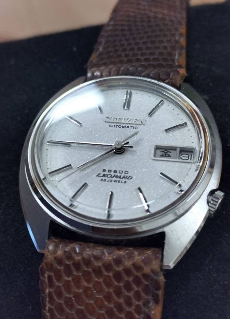 シチズン レオパール CITIZEN LEOPARD 変わり文字盤28石