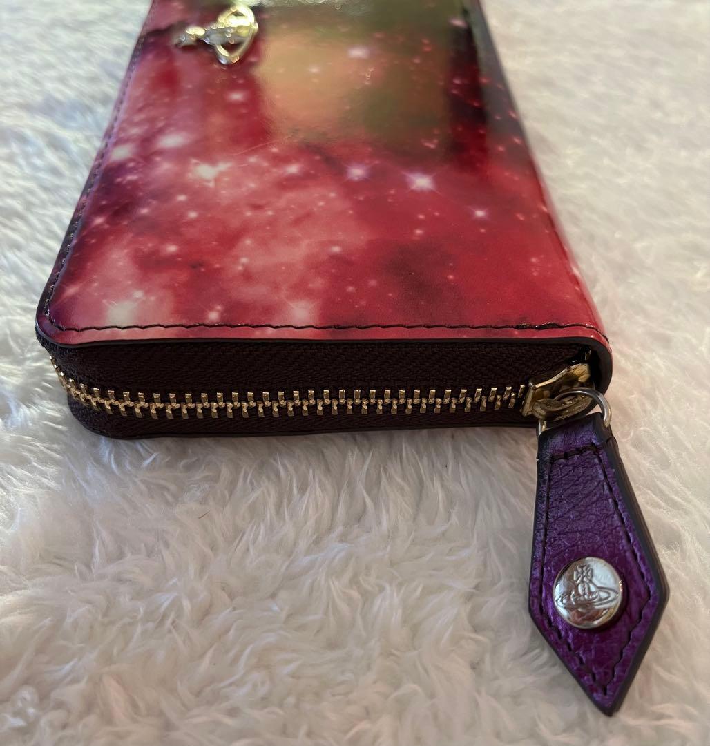 【美品】ヴィヴィアンウエストウッド 長財布 ギャラクシー 宇宙柄 ピンク 【美品】ヴィヴィアンウエストウッド 長財布 ギャラクシー 宇宙柄 ピンク