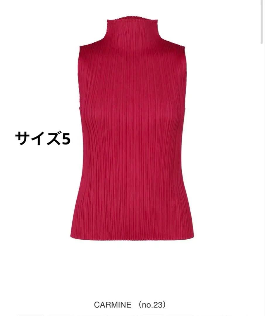 （サイズ5）プリーツプリーズ　ノースリーブトップス