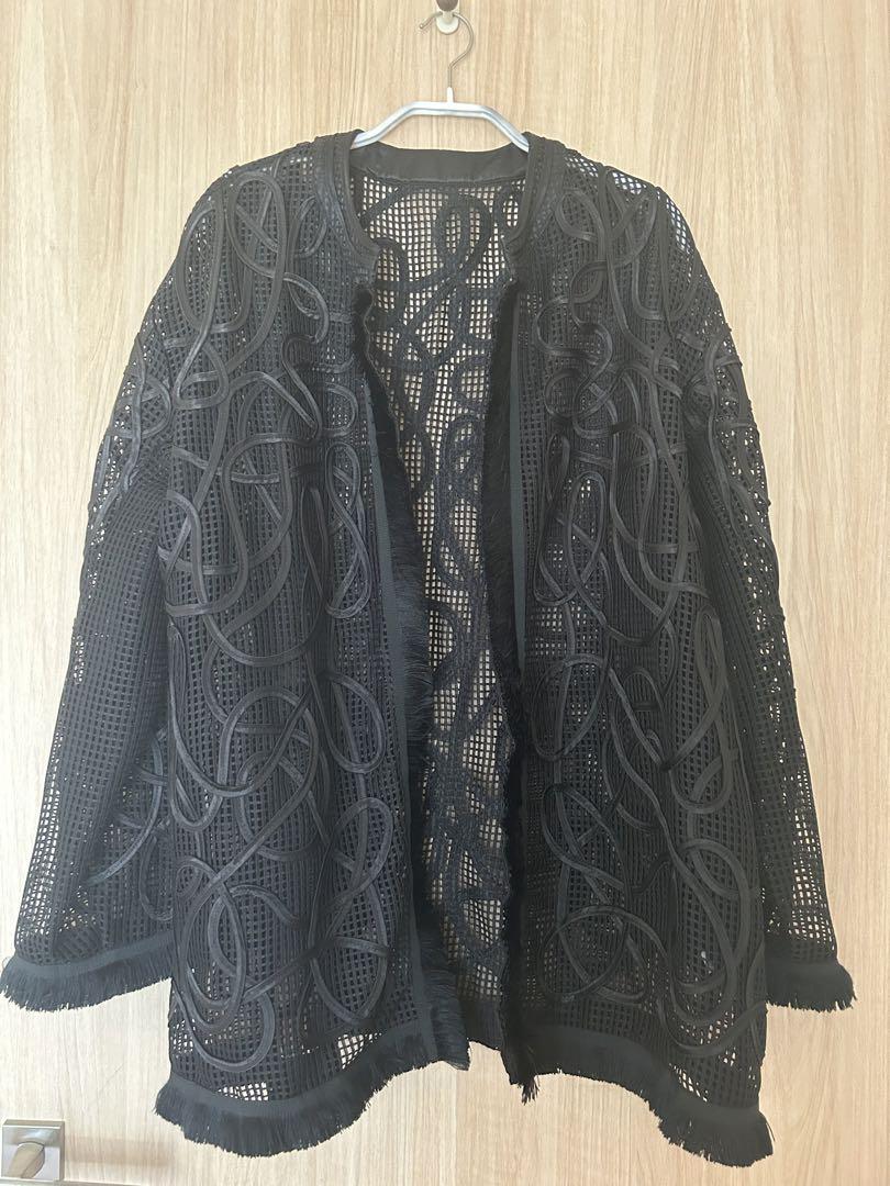 【かななぎ様】MEDI TAPE EMBROIDERY MESH JACKET 画像2