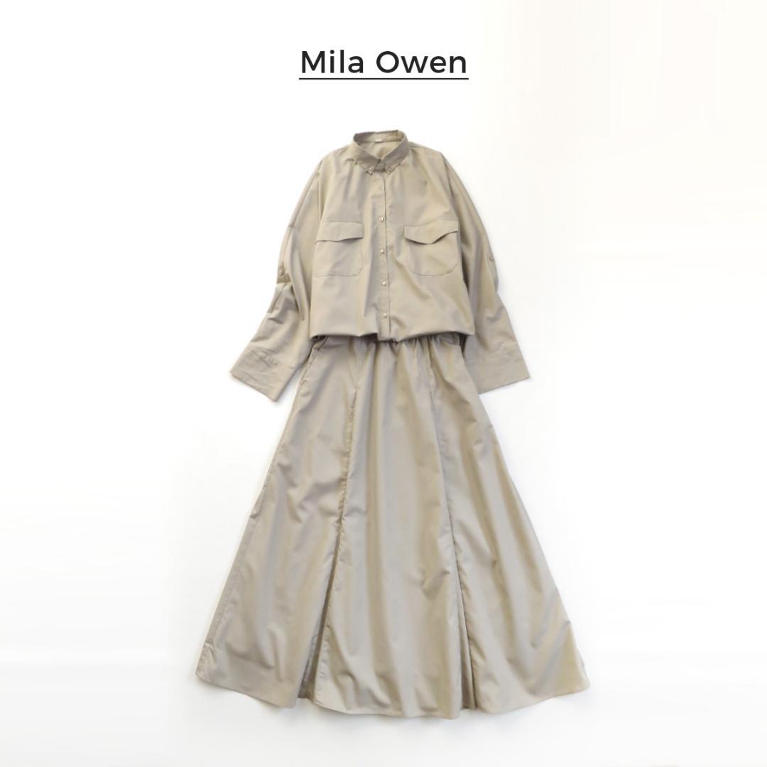 直売値下 587 Mila Owen ミラオーウェン シャツワンピース 直売最安価格 レディース ワンピース Dcwaindefla Dz