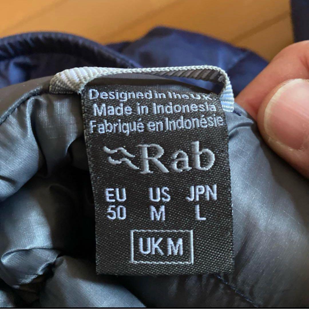 ダウンフーディ ネイビー