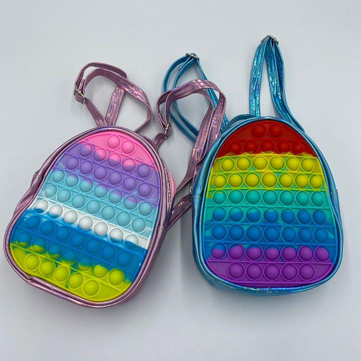 プッシュポップバブル リュック バッグ 知育玩具 プチプチ 軽量 ポーチ ( - メルカリ プッシュポップバブル リュック バッグ 知育玩具 プチプチ 軽量 ポーチ ( - メルカリ
