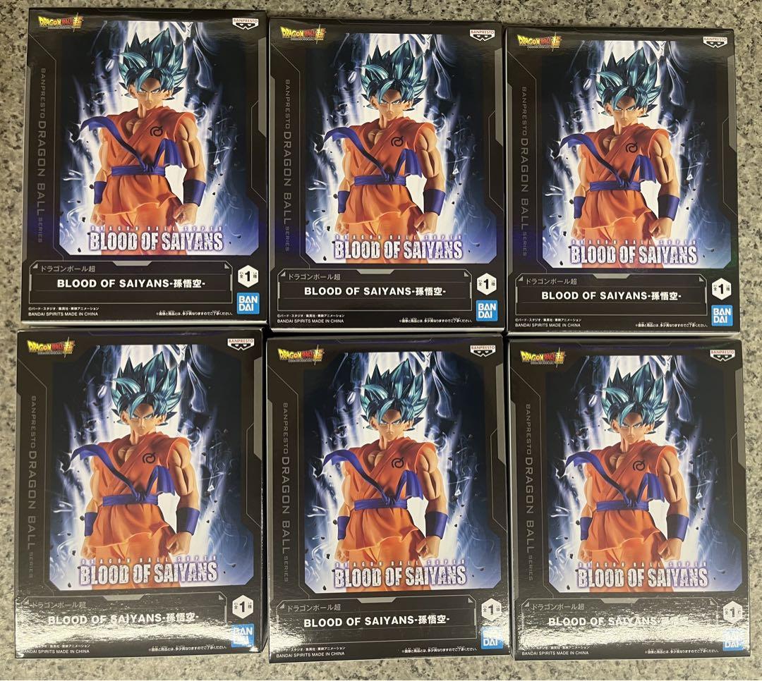 ドラゴンボール超 BLOOD OF SAIYANS-孫悟空-6個セット