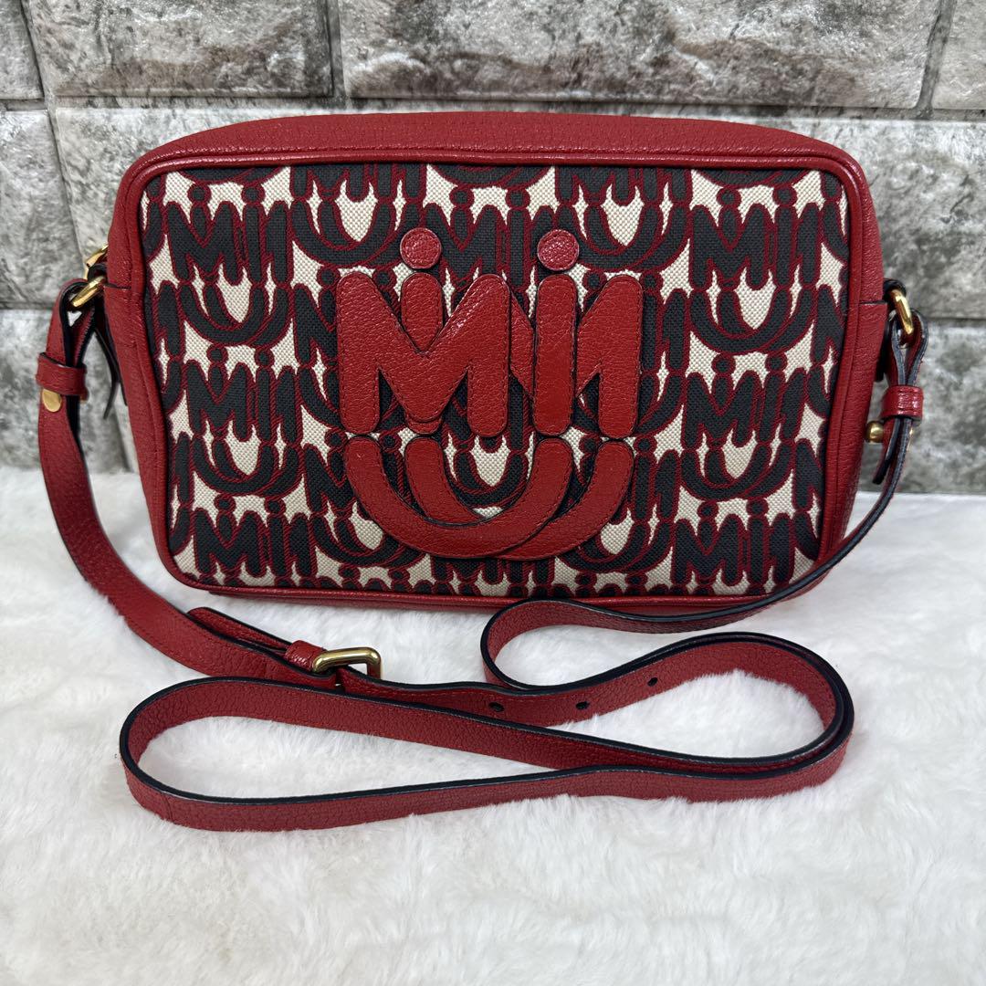 近年 希少品 miumiu エムエムパリスコラボ クロスボディバッグ