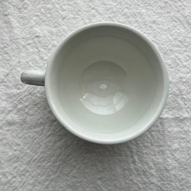 2客◇極美品リュネヴィル窯 c&s 庭園お茶会柄＃クレイユ