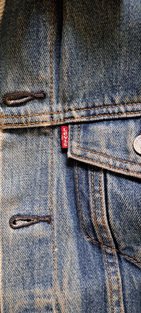 ＊ごましお＊Levi'sリーバイス リジット生デニムジャケット3rdＳ