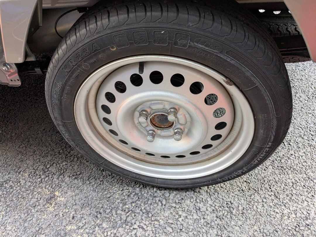 キューブ　純正　ホイール　軽　流用　旧車　鉄チン　スチール