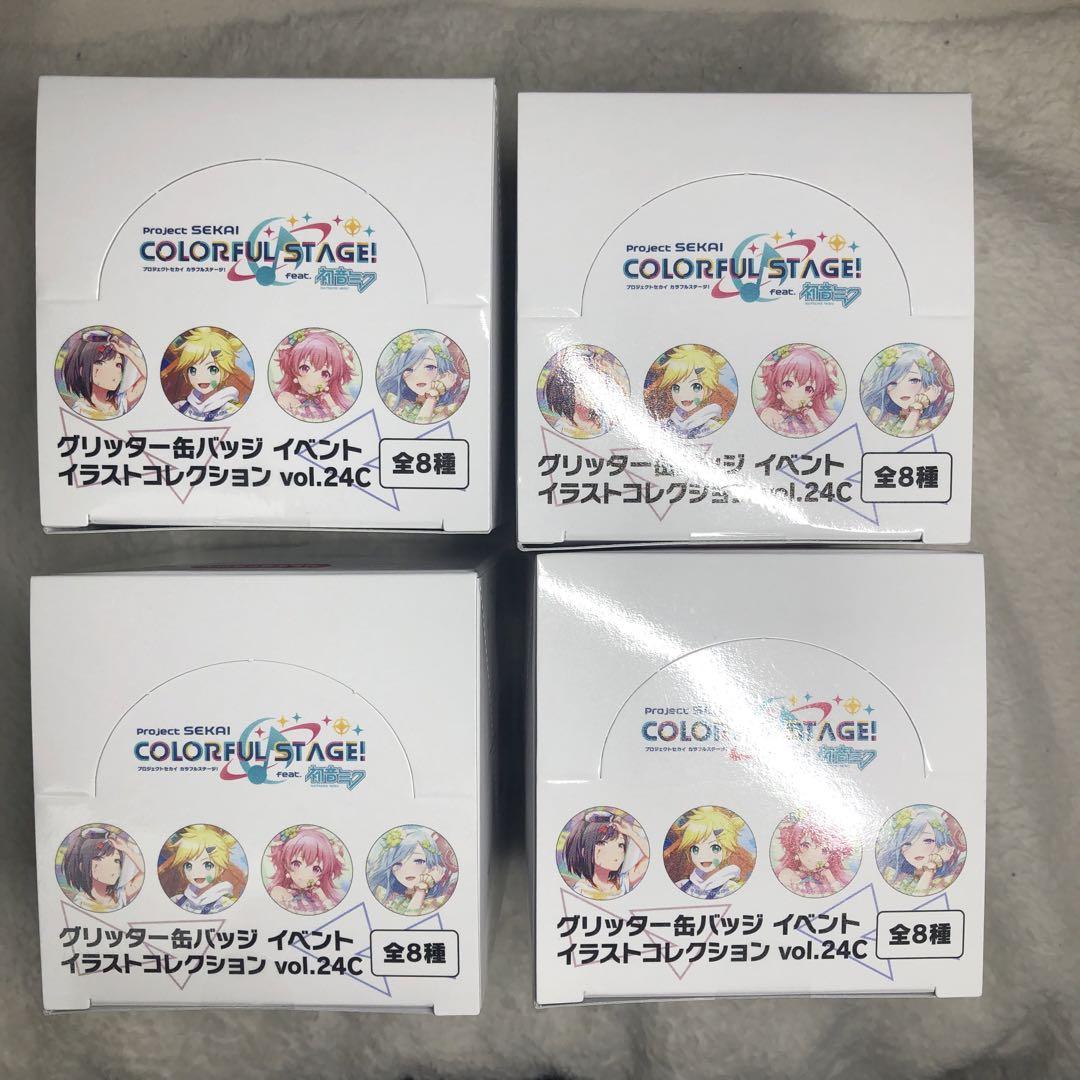 プロセカ　グリッター缶バッジ　24C