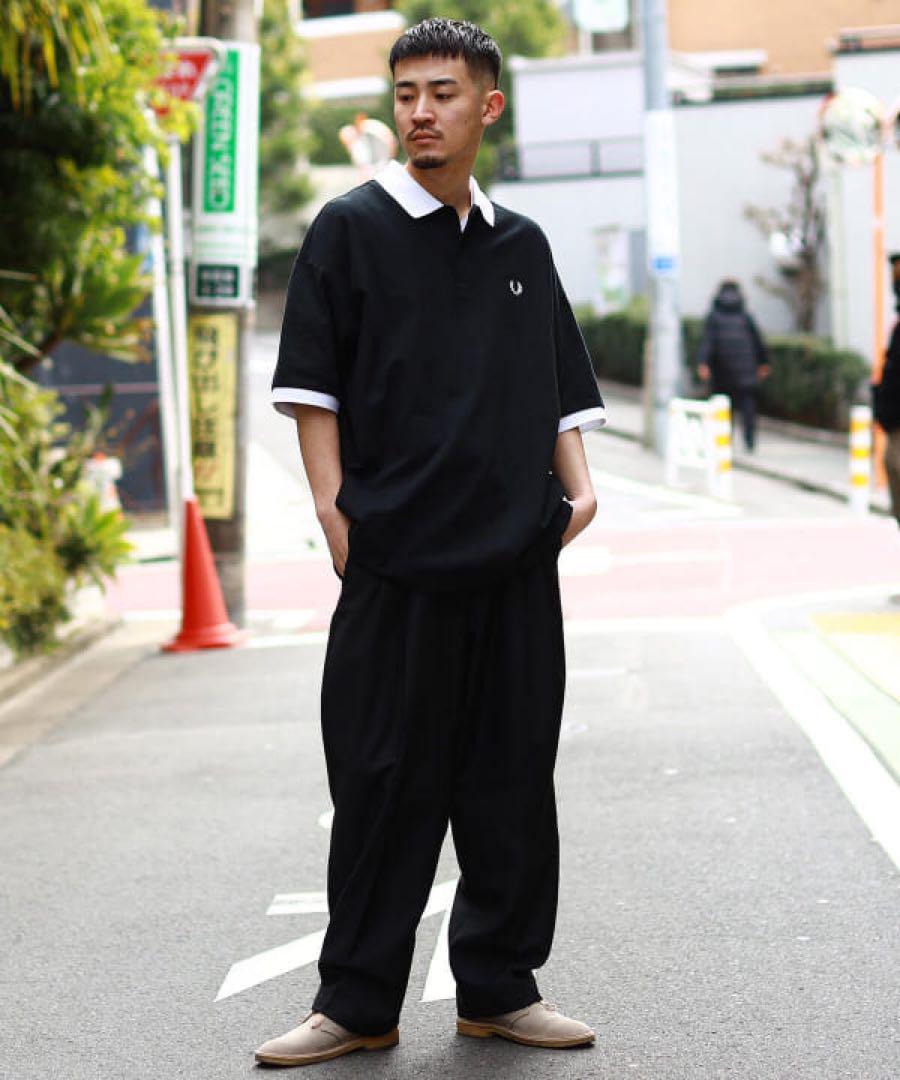 FRED PERRY × BEAMS 別注オーバーサイズポロシャツ