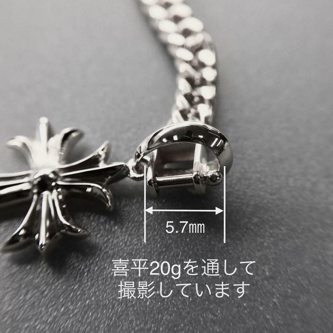 Pt950 無垢 クロス《小》 ネックレス 地金物 画像5