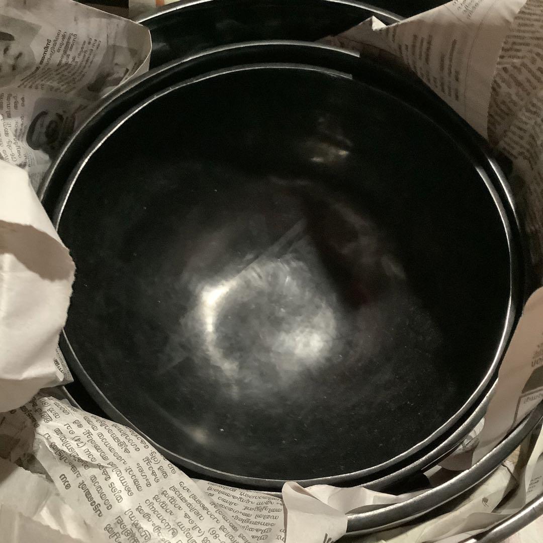 No14 チベット産 18cm チベタンシンギングボウル ブラックボウル No14 チベット産 18cm チベタンシンギングボウル ブラックボウル