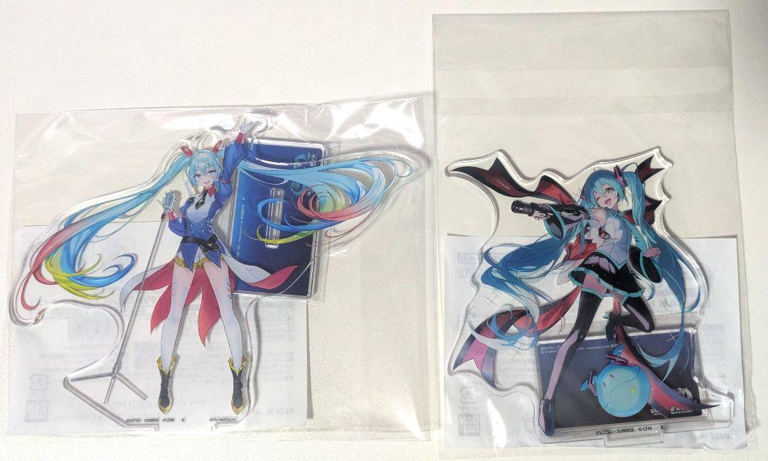 初音ミク ガンダム プレバン アクリルスタンド スタンダードサイズ