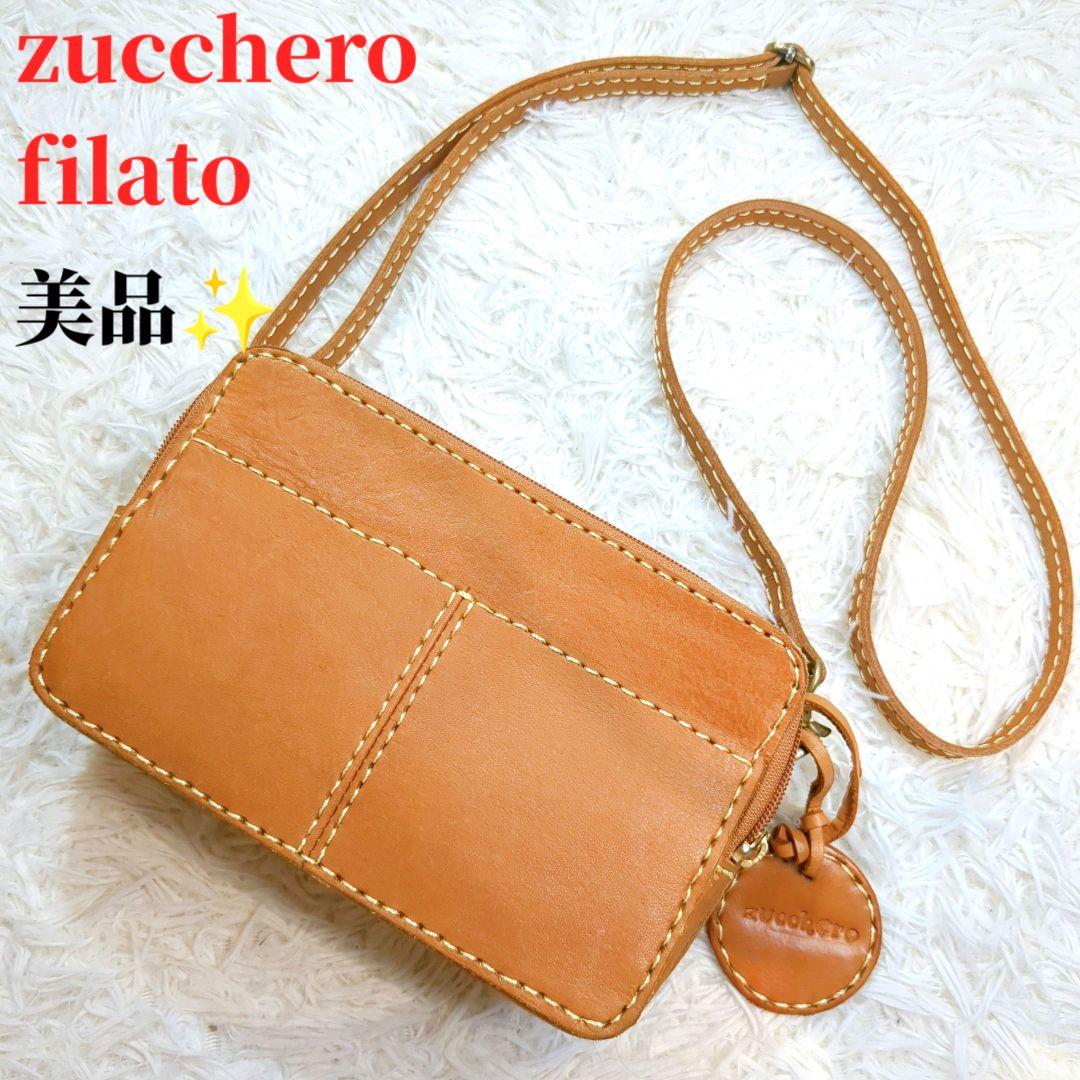 zucchero filato ズッケロ お財布 ショルダーバッグ 茶 8,900円