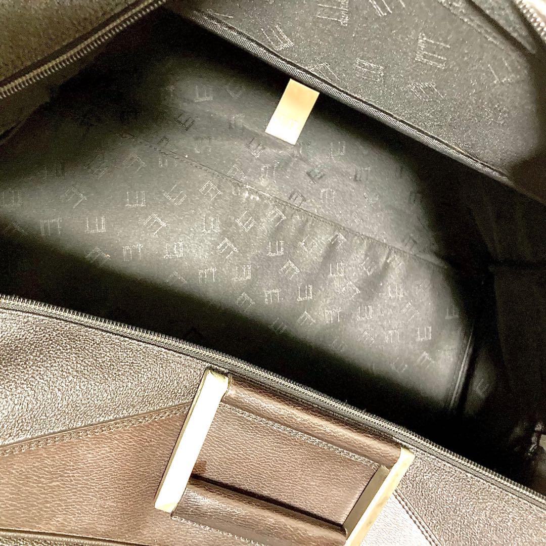 【極美品】ダンヒル dunhill ボストンバッグ 2way PVC 南京錠