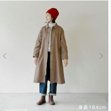 シサム工房 新品タグ付き✨オーガニックコットンツイルヒヨクコート