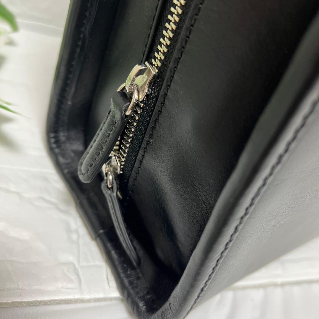 新品✨ビジネスレザーファクトリー ビジネスバッグ 本革 黒 大容量 A4対応 新品✨ビジネスレザーファクトリー ビジネスバッグ 本革 黒 大容量 A4対応