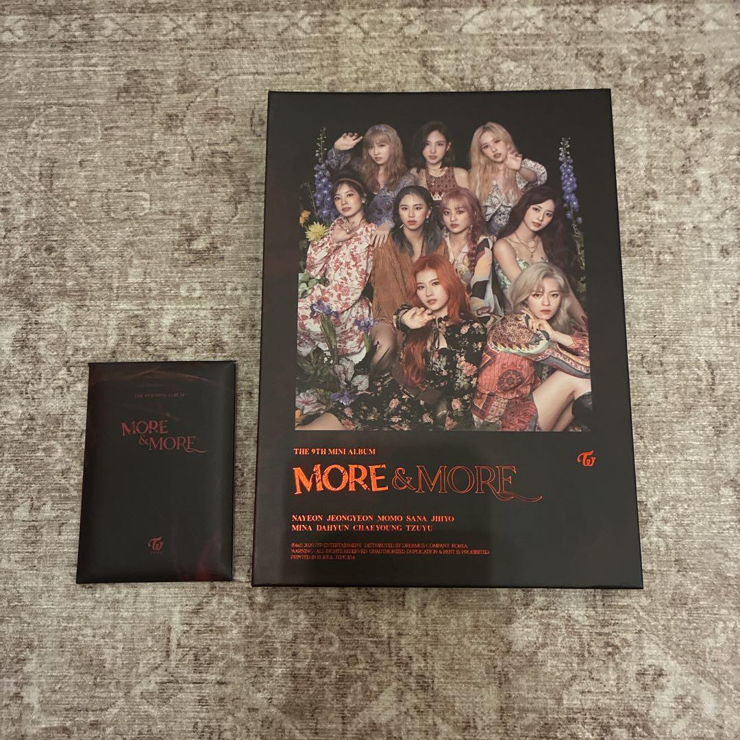 最新モデル TWICE MORE & MORE ミニアルバム トレカセット - メルカリ K-POP・アジア