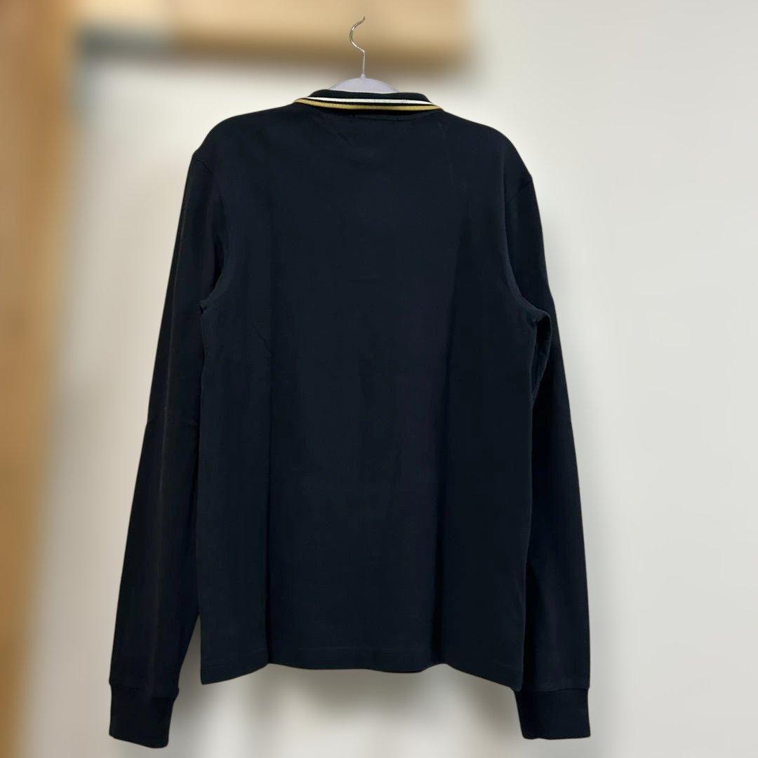 FRED PERRY ネイビー 長袖ポロシャツ FRED PERRY ネイビー 長袖ポロシャツ