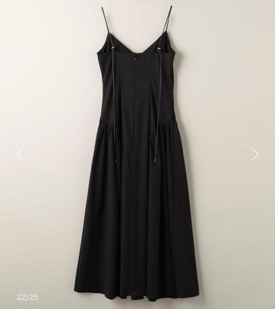 【ATTISESSION】 キャミソール ワンピース ブラック