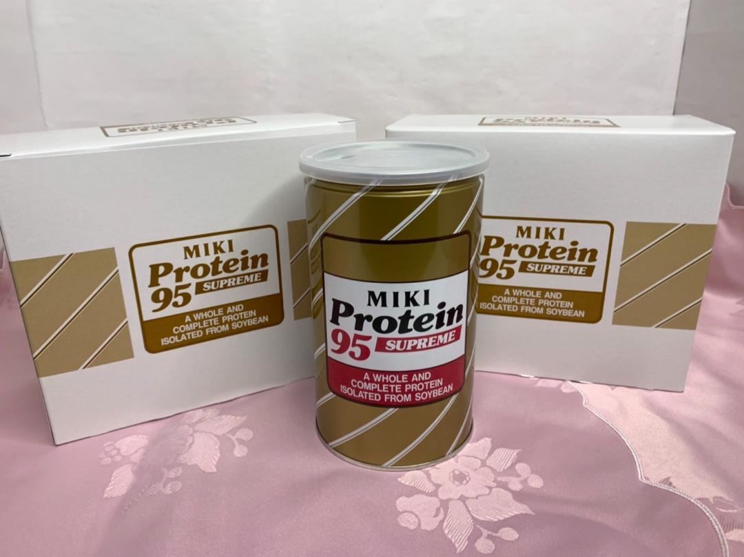 ミキプロテーン95 (大豆プロテイン)2缶セット ミキプロティーン95 スープリーム（2個セット） 三基商事