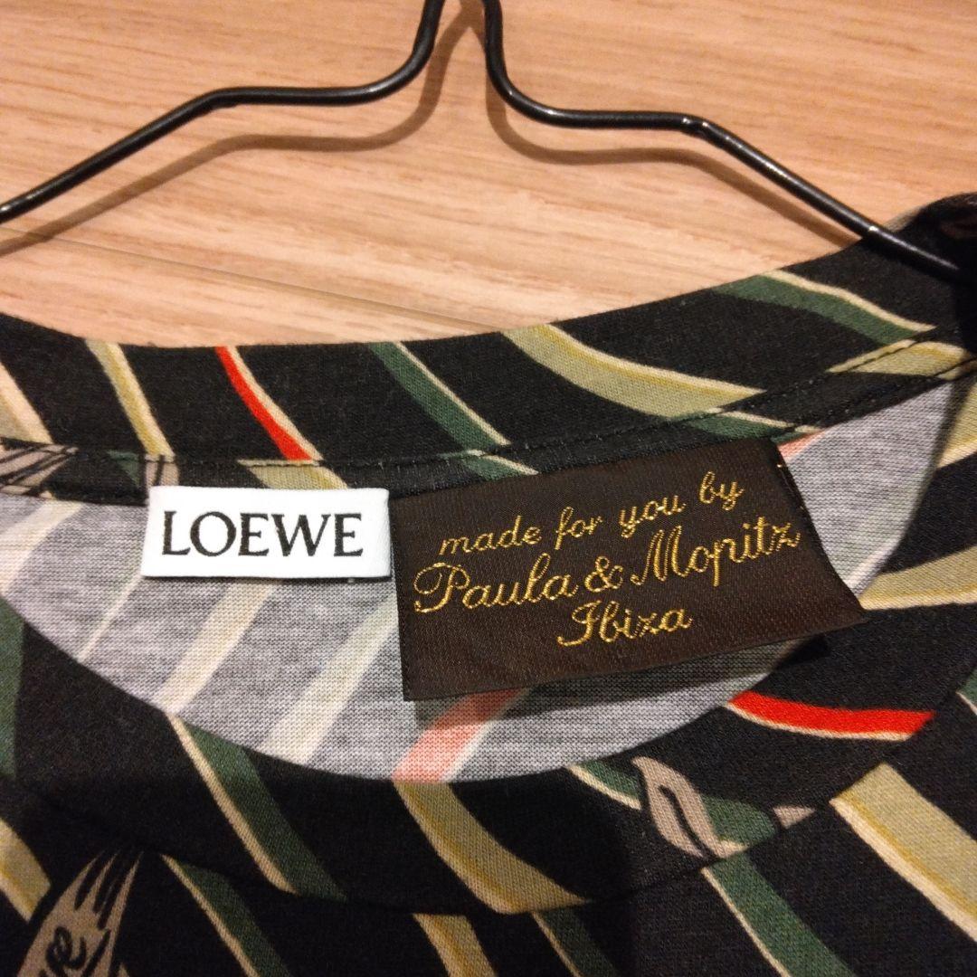 ロエベ　ＬＯＥＷＥ　パウラズイビサ　総柄Tシャツ