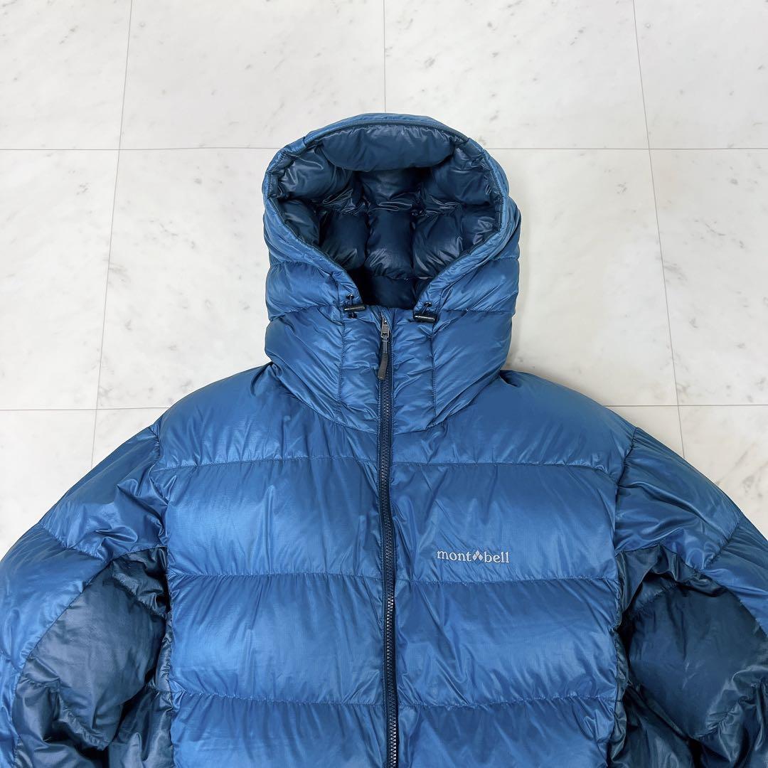 モンベル アルパインダウンパーカ ドローコード ブルー系 Men's