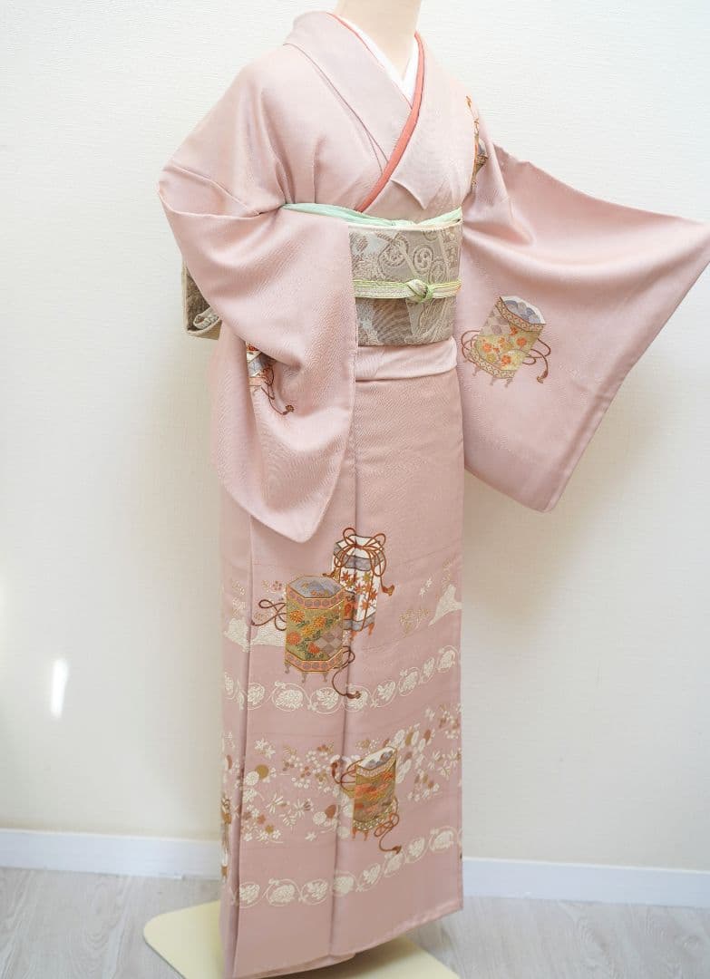 訪問着 4点フルセット a44Ｂ 入学式　結婚式　七五三　お宮参り