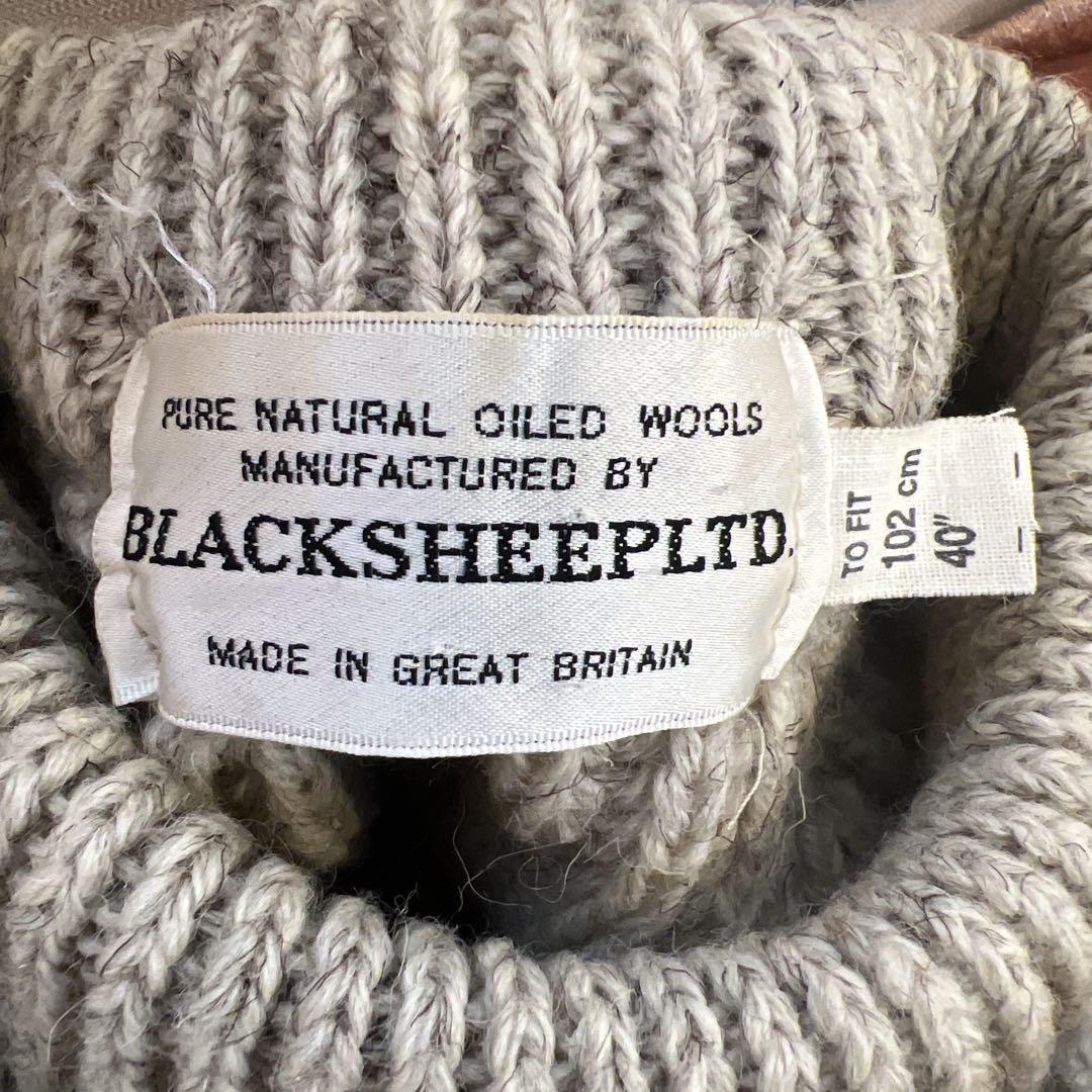 BLACKSHEEP LTD エルボーパッチニットセーター 102cm 40