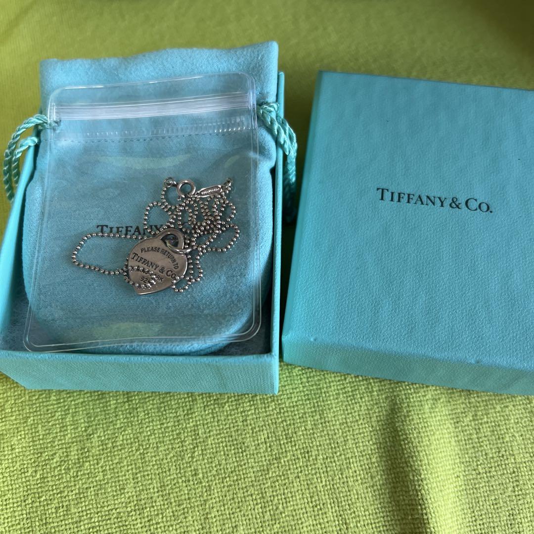 即*0様 Tiffany & Co. シルバーハートネックレス