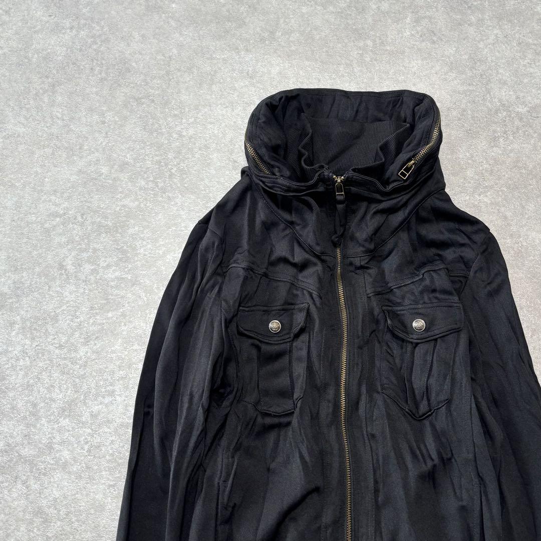 archive volume neck blouson black お兄 y2k