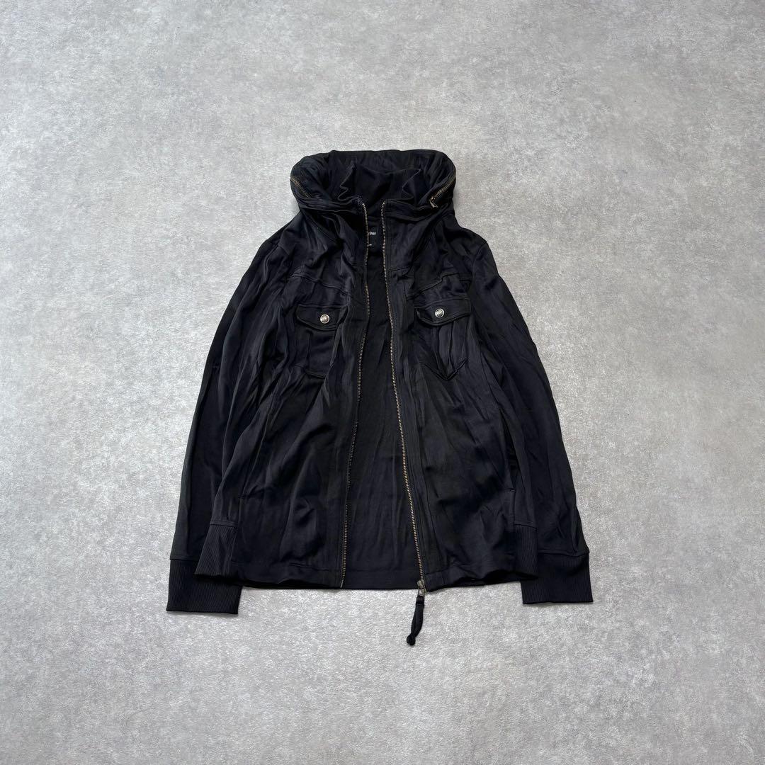archive volume neck blouson black お兄 y2k