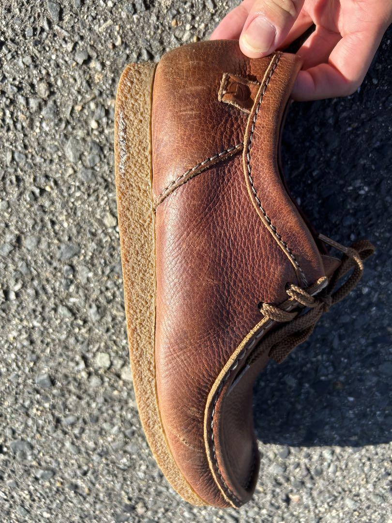 Clarks クラークス　ワラビー　ブラウン　革靴