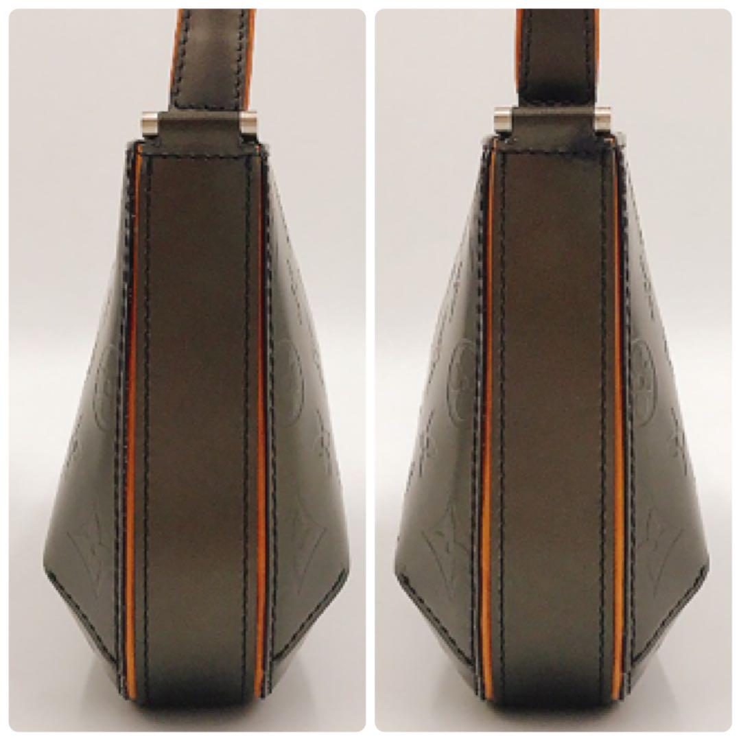 LOUIS VUITTON ファウラー モノグラムマット ハンドバッグ ブラック