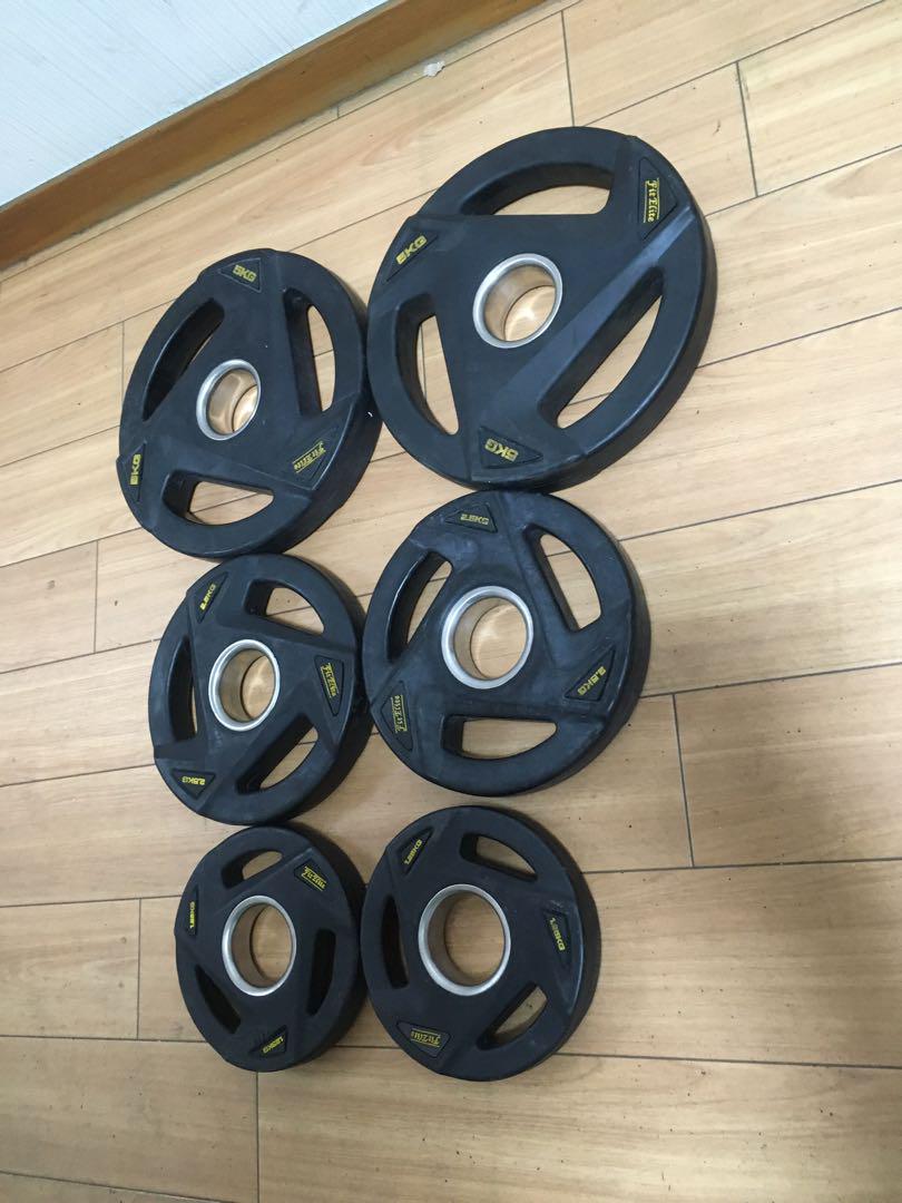 EZバープレート5kg x 2/2.5kgx 2/1.25kg x 2 トレーニング