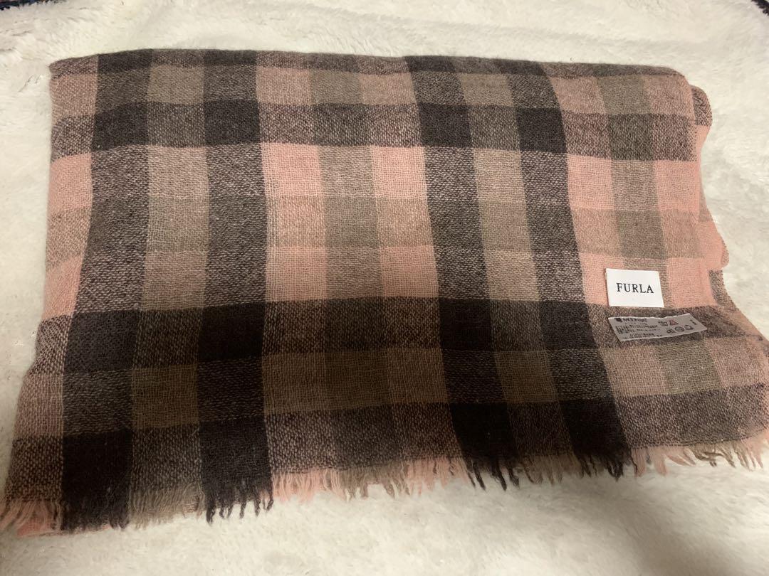 【限定販売】 FENDI フェンディ リバーシブル ベージュ✕焦茶色 ストール 小物