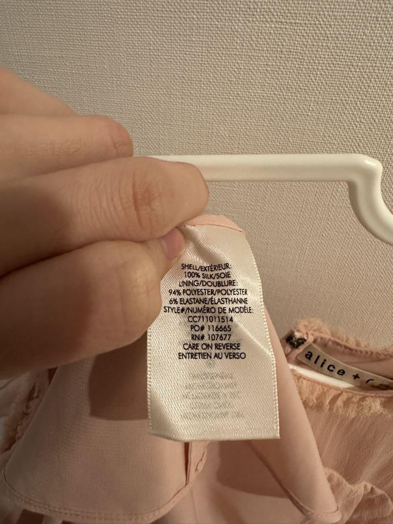 alice + olivia ピンク ミニワンピース