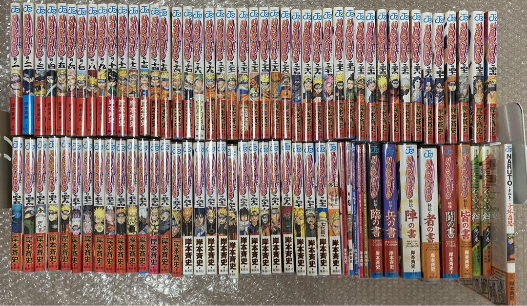 ナルト　NARUTO 全巻　初版帯付き　コミックスニュース　ジャンパラ付き　岸本 全巻初版セット NARUTO ナルト 帯付き ジャンパラ付き 18〜22巻