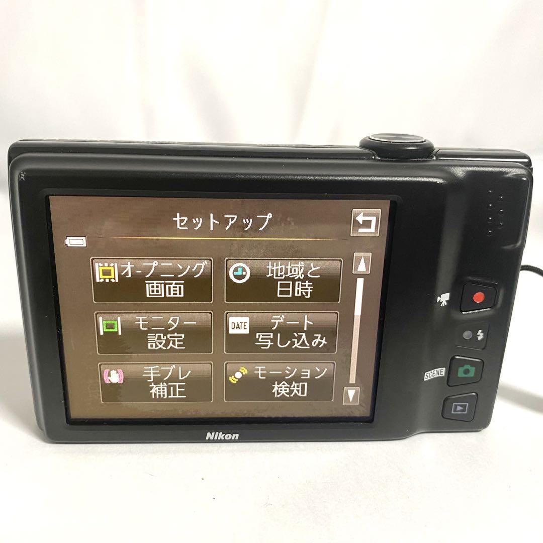 Nikon COOLPIX S6100 デジタルカメラ ブラック