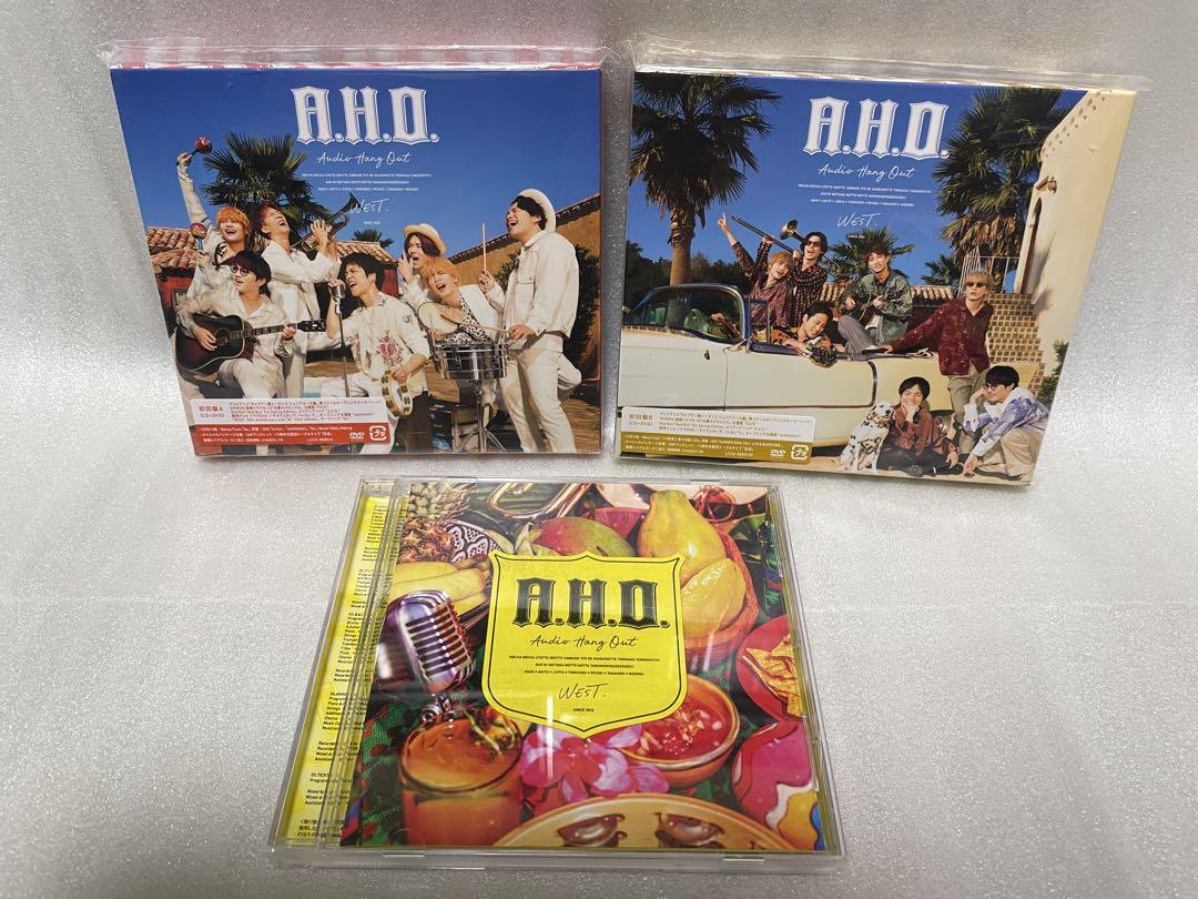 WEST - WEST.  A.H.O 3形態　CD DVD ステッカー2枚 Amazon.co.jp: 【メーカー特典あり】A.H.O. -Audio Hang Out