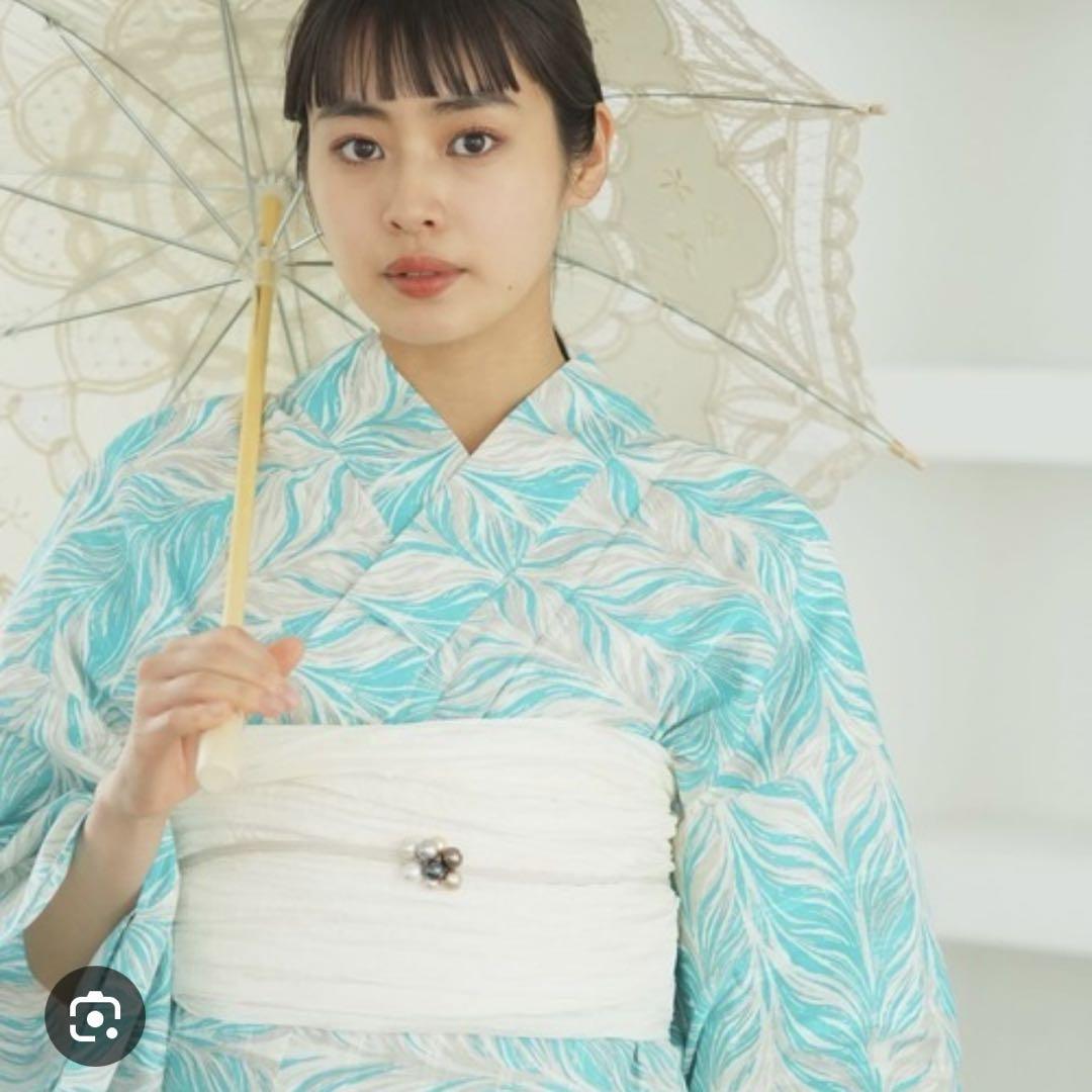 ニコアンティーク　浴衣　帯つき