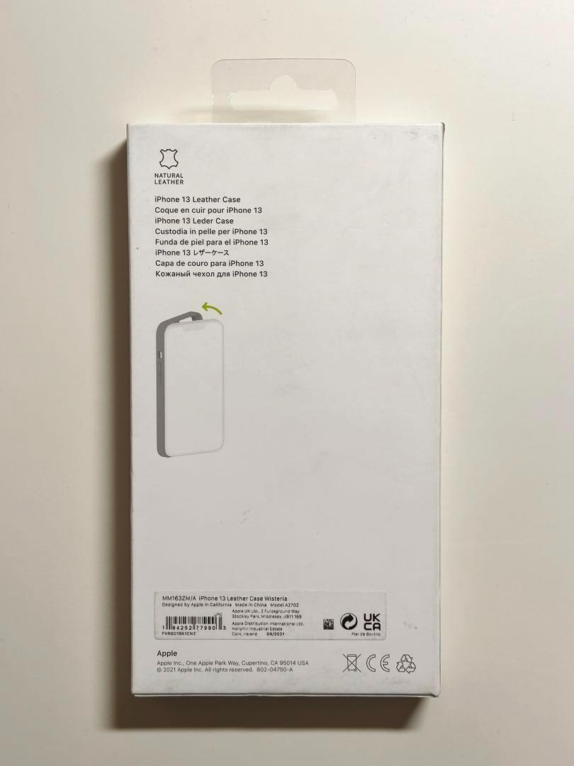 iPhone 13 新品 apple 純正正規品 13用 レザーケース