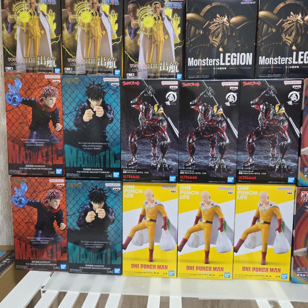 プライズフィギュア　まとめ売り　おまけ付き プライズフィギュア まとめ売り オカルン ラーの翼神竜 サイタマ 虎杖