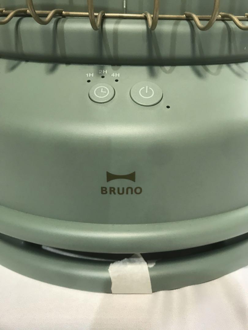 340○H【美品】BRUNO 全方位型ファンヒーター BOE100 グリーン
