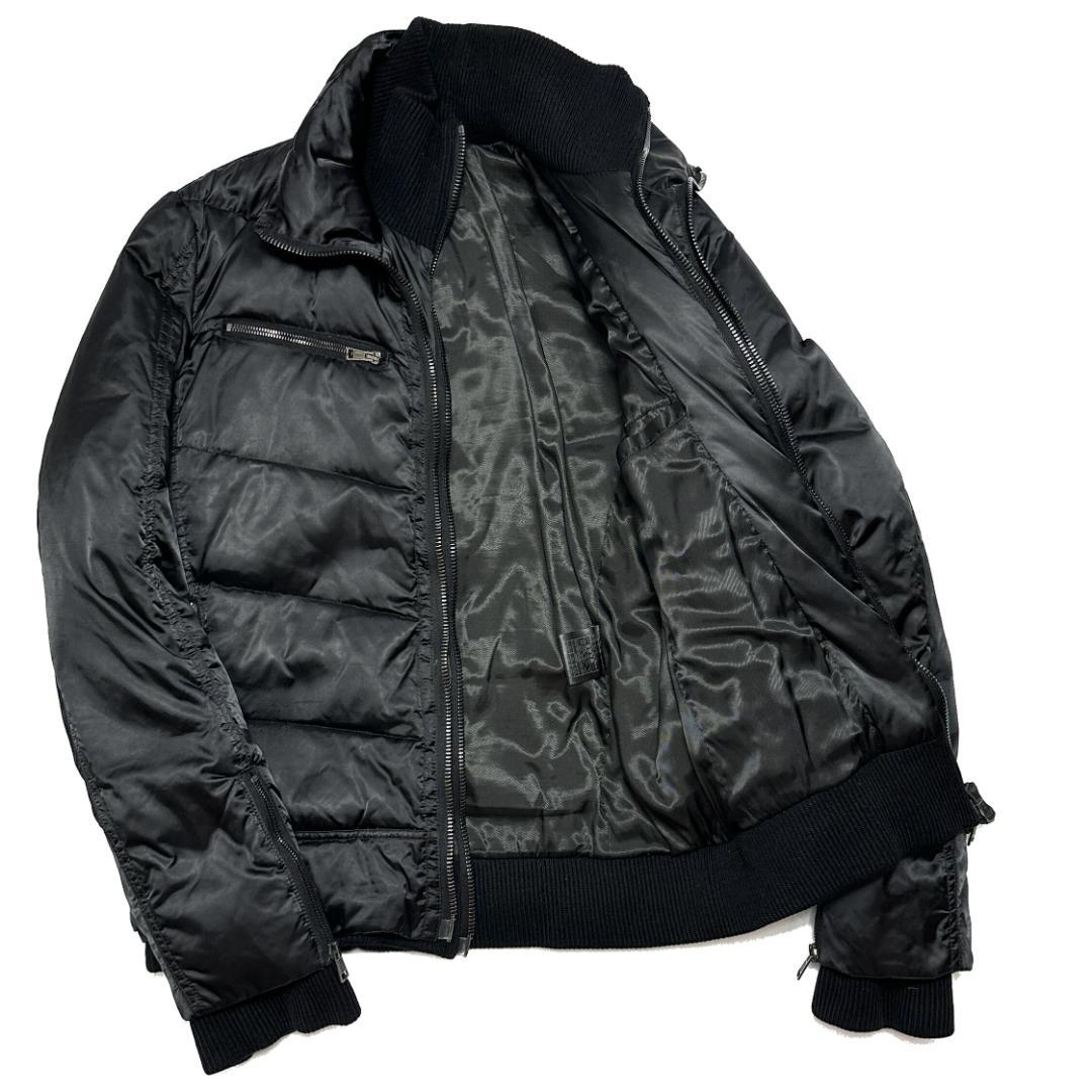 【爆売りセール開催中！】 LIMONTA AKM 定価11万 NYLON ダウンジャケットL BORDER ジャケット・アウター