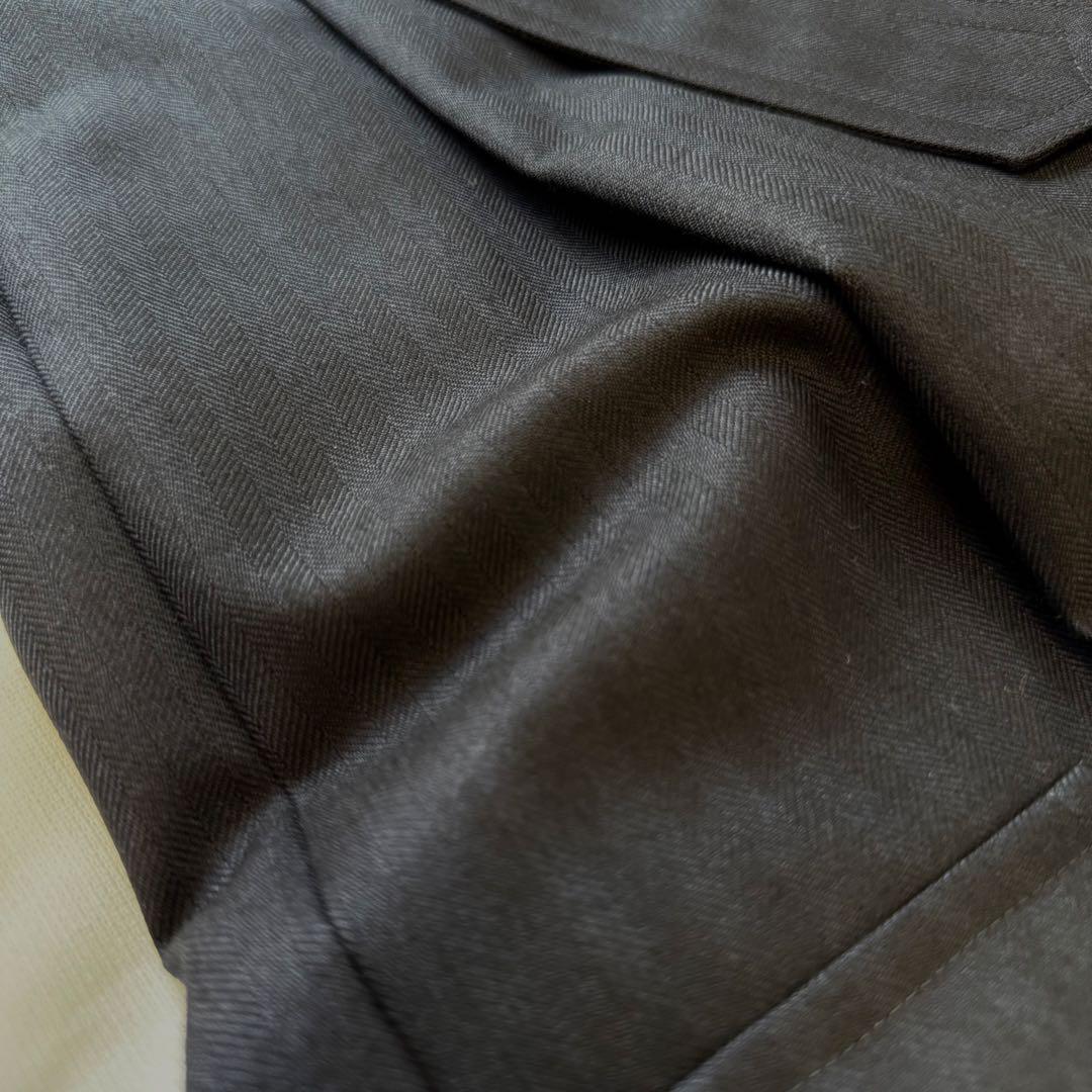 ドリスヴァンノッテン 24AW 本人期 ベルテッドカーゴパンツ ウール100% ドリスヴァンノッテン 24AW 本人期 ベルテッドカーゴパンツ ウール100%