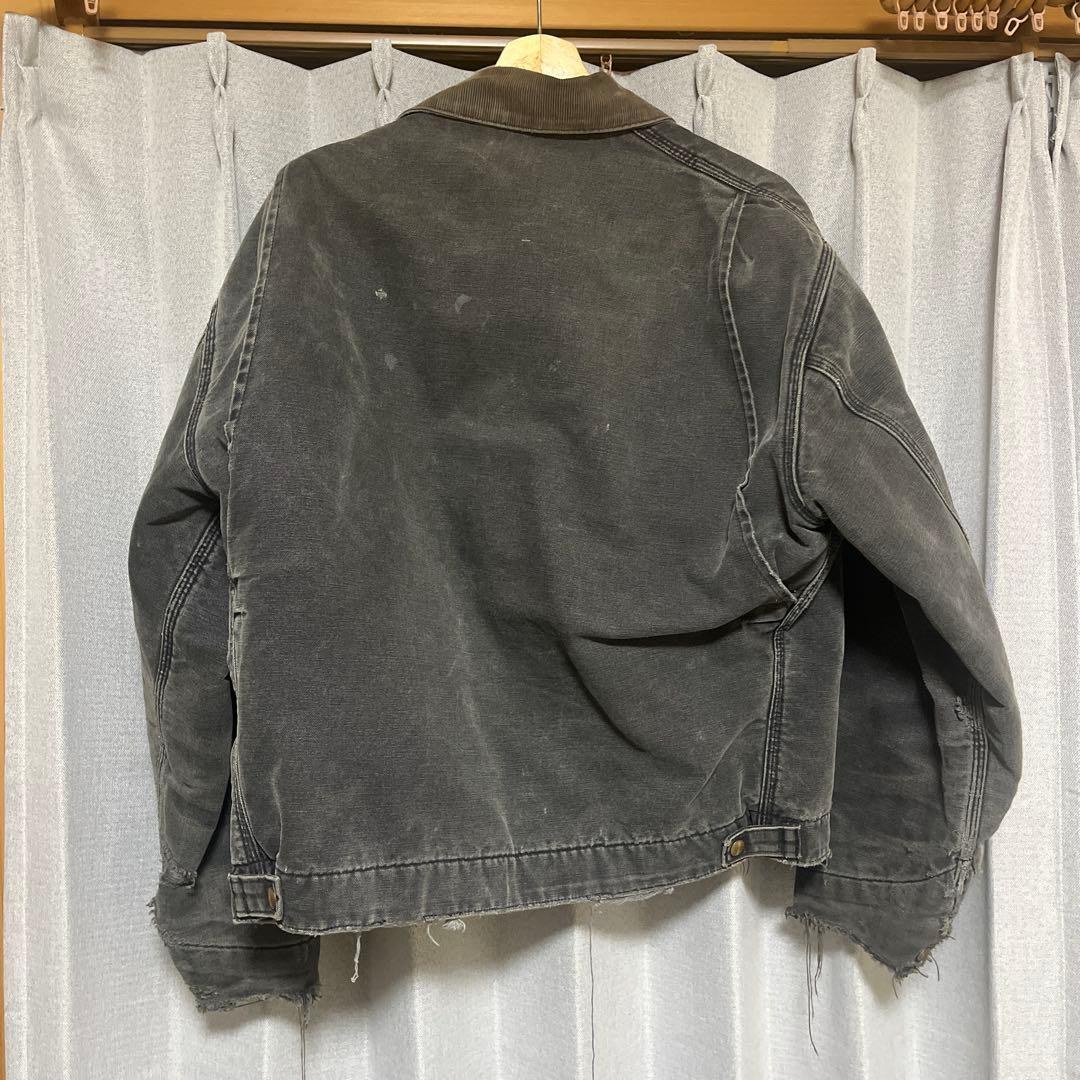 Carhartt ダークグレー ジップアップジャケットM Carhartt KIN-KAAI_COM