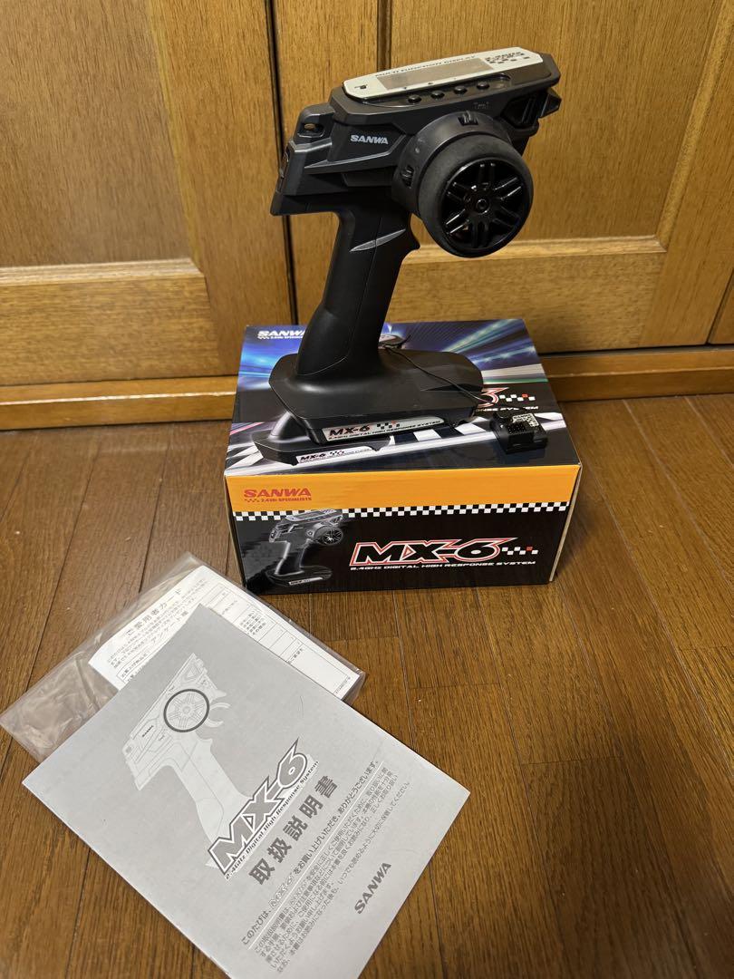 SANWA MX-6 ラジコン送信機、受信機セット