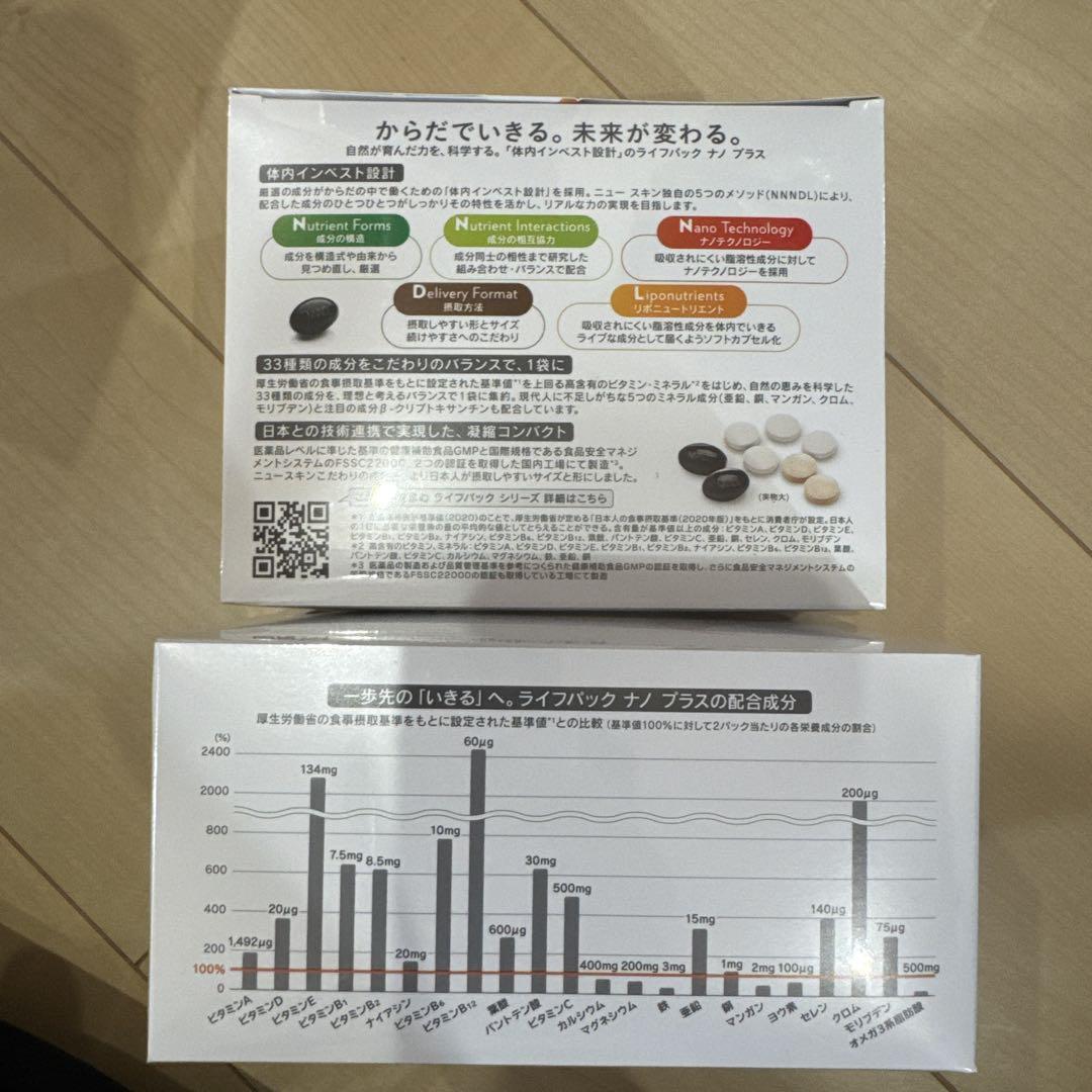 ニュースキン　ライフパックナノプラス　新品未使用 2箱