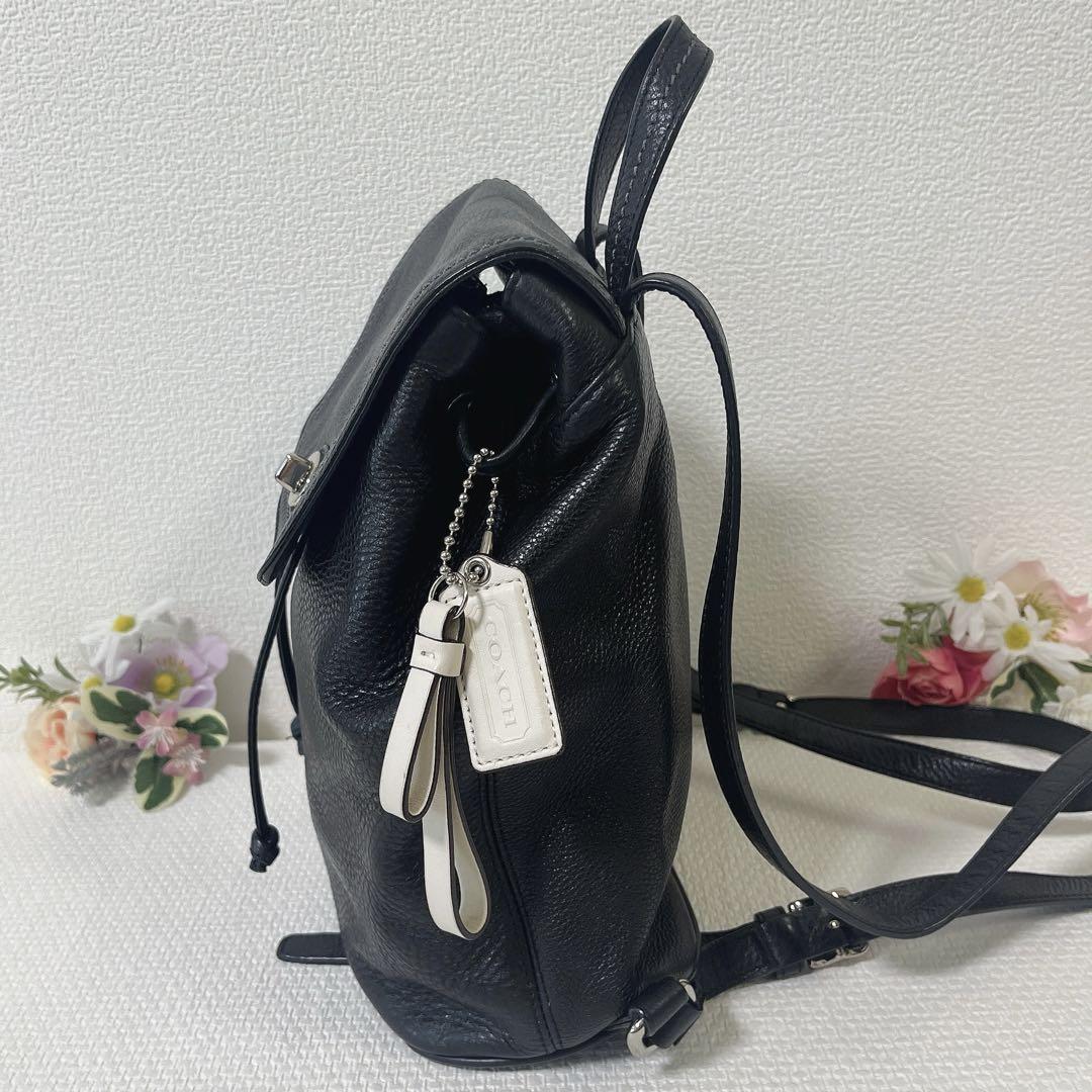 本店は 美品☆コーチ リュックサック バックパック 巾着 ターンロック バッグ